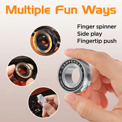 Discreet Magnetic Fidget Ring for Stress & Anxiety Relief