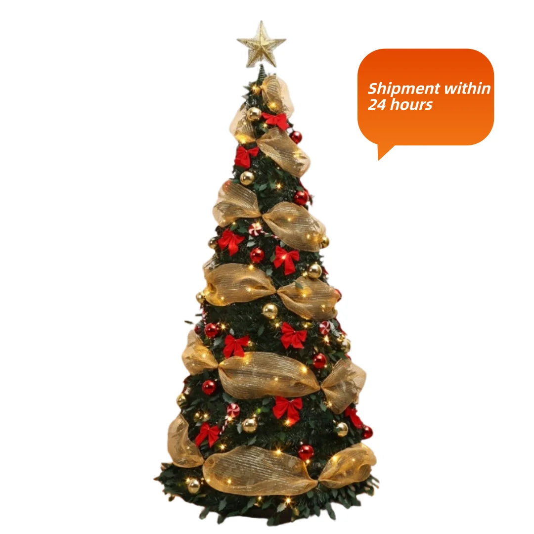 Retractable Folding PVC Christmas Tree