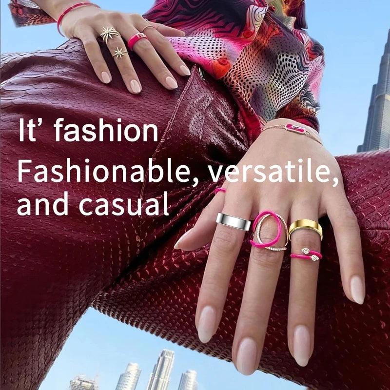 2026 Smart Ring Bluetooth Call Heart Rate Blood Pressure Monitor 5ATM Waterproof Health Ring Men Women For Xiaomi Gift