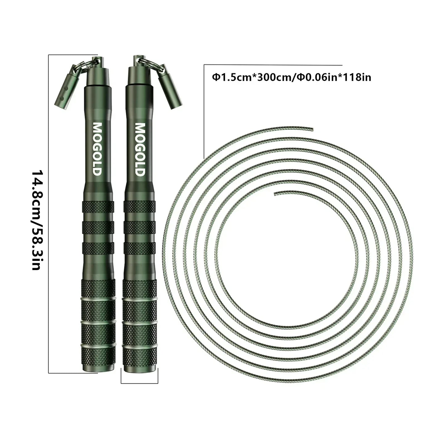 Speed rope skipping, professional fat-burning adult fitness and weight loss exercise, wire rope skipping with smooth speed - Urbizia