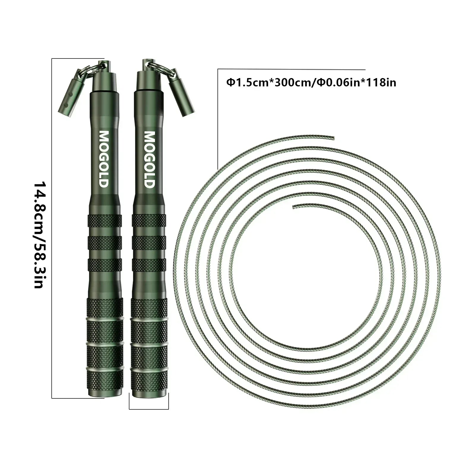 Speed rope skipping, professional fat-burning adult fitness and weight loss exercise, wire rope skipping with smooth speed - Urbizia