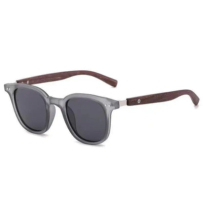 Trendy Retro Wood Grain Sunglasses for Women and Men New Square Frame Sun Glasses UV Protection Cycling Eyewear Outdoor Street