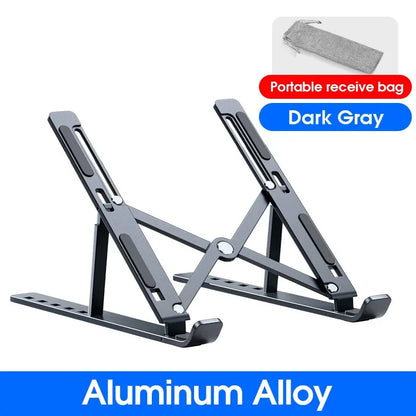 Aluminum Adjustable Laptop Stand Foldable Cooling Holder