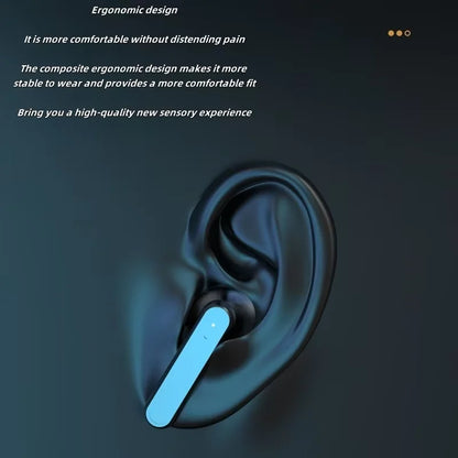 S20 BT Earphone Headphones Mirror Wireless Stereo Headset  with Digital DisplayTouch Control Sports Earbuds for Gaming
