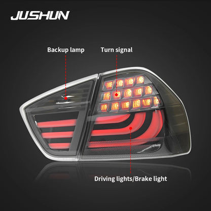 Car Tail Light Assembly For BMW 3 Series E90 2005-2008 Tail Lamp Brake Light Dynamic Turn Signal Tail Lamps Plug and Play LED Taillights