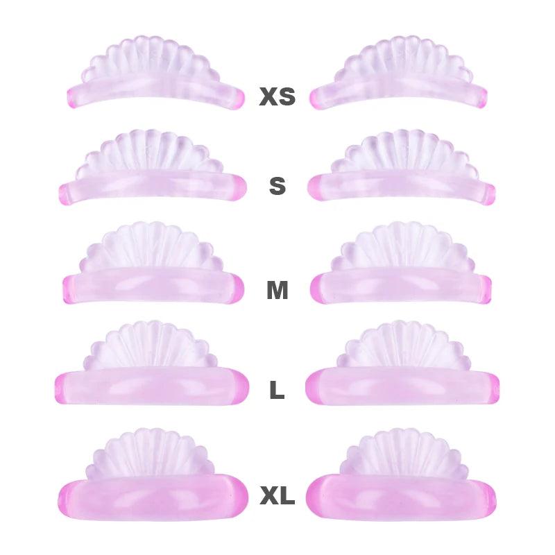 Silicone Lash Lift Pads Set for Perfect Curl (5 Pairs)