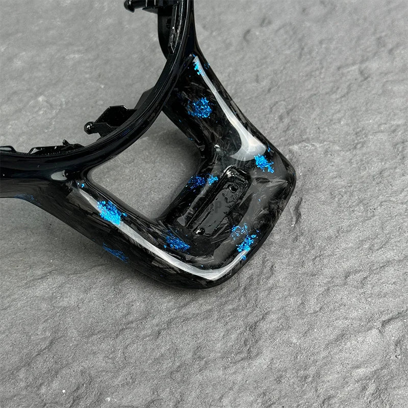 Carbon Fiber Steering Wheel Frame, Suitable For Volkswagen Golf 7, 7.5, GTI, MK7, Forged Carbon Material, Car Accessories