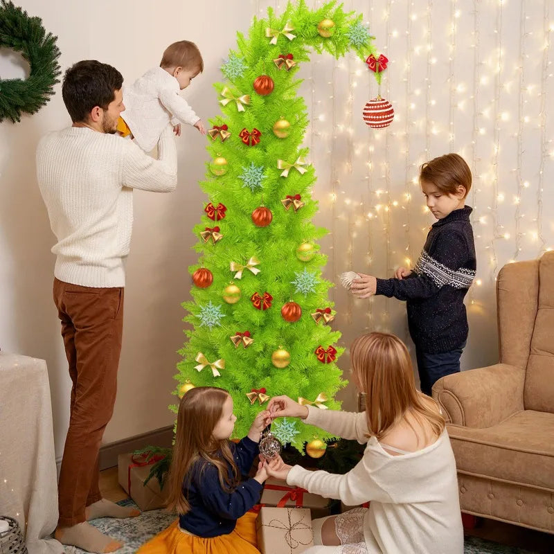 Crooked Neck Santa Hat Christmas Tree – 90/150cm