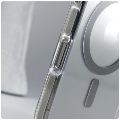 Luxury Lens Holder Shockproof Magnetic Case For iPhone 16 15 14 Plus 13 12 17 Pro Max 17Air 16e Magsafe Fashion Clear Cover