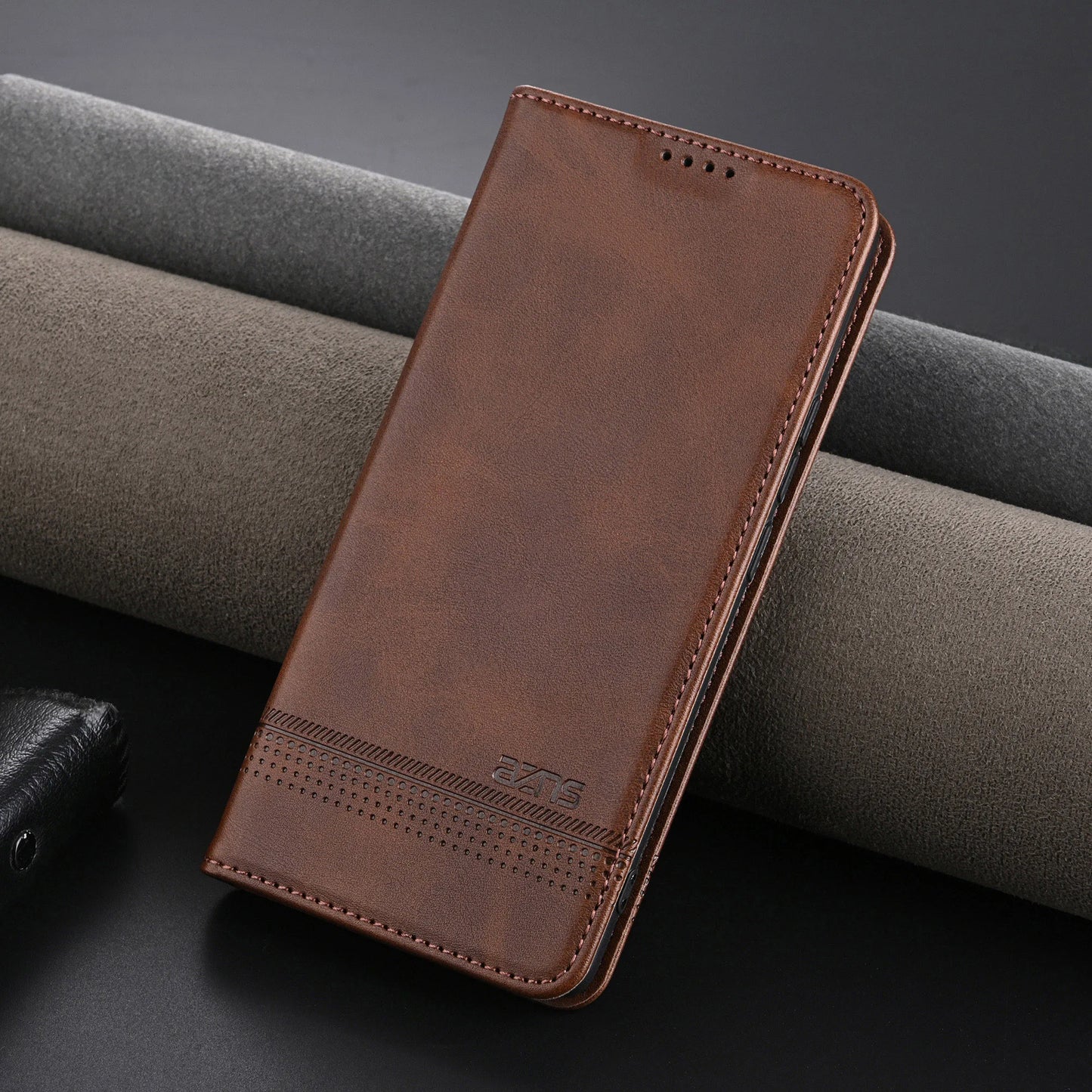 Luxury Magnetic Flip Leather Phone Case For Mi Redmi Note 15 14 13 12 Pro Plus 15C 14C 13C 12C Cards Solt Wallet Bag Book Cover