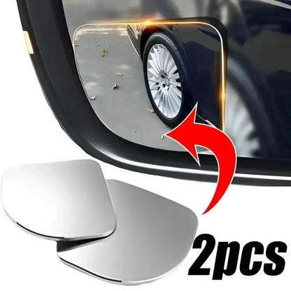 360° Adjustable Round Convex Blind Spot Mirror for Car – Pair