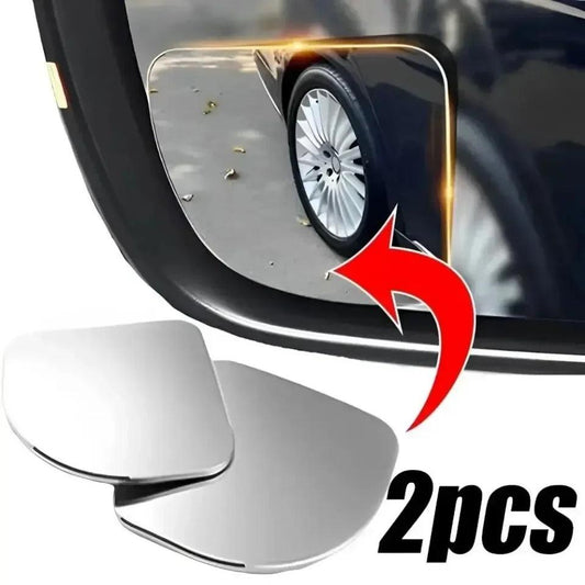 360° Adjustable Round Convex Blind Spot Mirror for Car – Pair