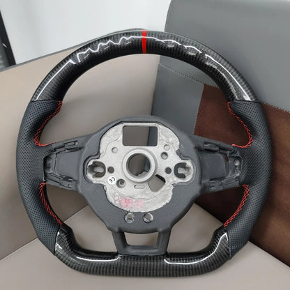 Sport Style Steering Wheel for Volkswagen Golf Mk7 7.5 Gti Gtr Gte Tiguan 2013-2019 Upgrade Accessories Interior Modification