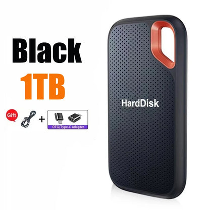 256TB External SSD Portable Solid State Drive 1TB Hard Drive Small Body Big Performance Basic Daily Storage