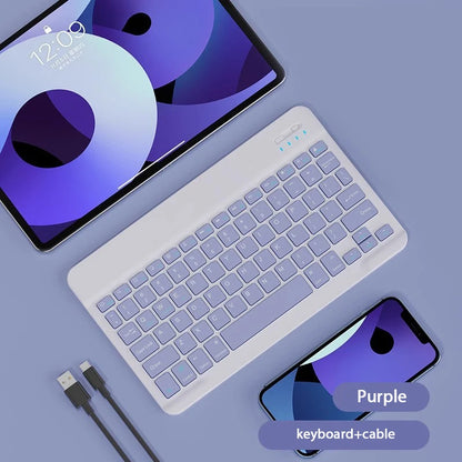 10 inch Magnetic Tablet Keyboard for iPad 2024 10.9 11 10.2 Bluetooth Rechargeable Keyboards for Xiaomi 6 Huawei Matepad 11.5