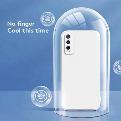 Original Case for VIVO Y20 Y20A Y20G Y20i Y20S Y20T SG 2021 Camera Protection Square Liquid Silicone Luxury Soft Ultrathin Cover