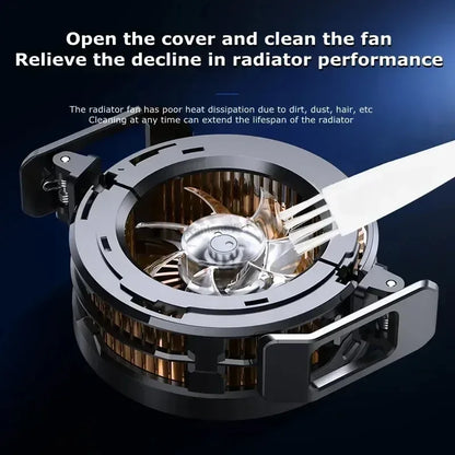 MEMO CX08 Ice Cooling Phone Fan Magnetic & Clip-On 15W Cooler
