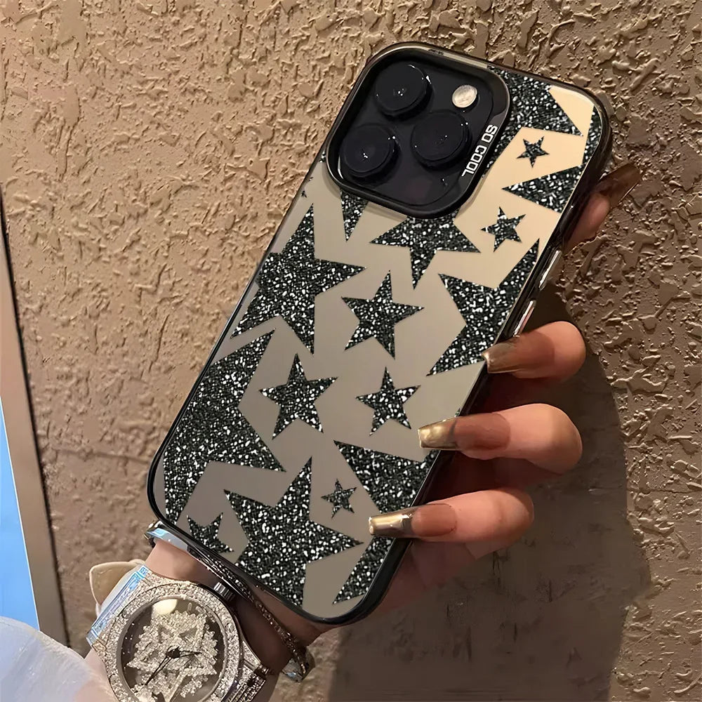 Luxury INS Star Hard Matte Case for iPhone