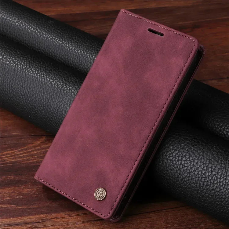 Leather Flip Phone Case For Samsung Galaxy S26 S25 S22 S23 S24 Ultra S10 Plus S20 S21 FE Note 20 Ultra Luxury Wallet Cover
