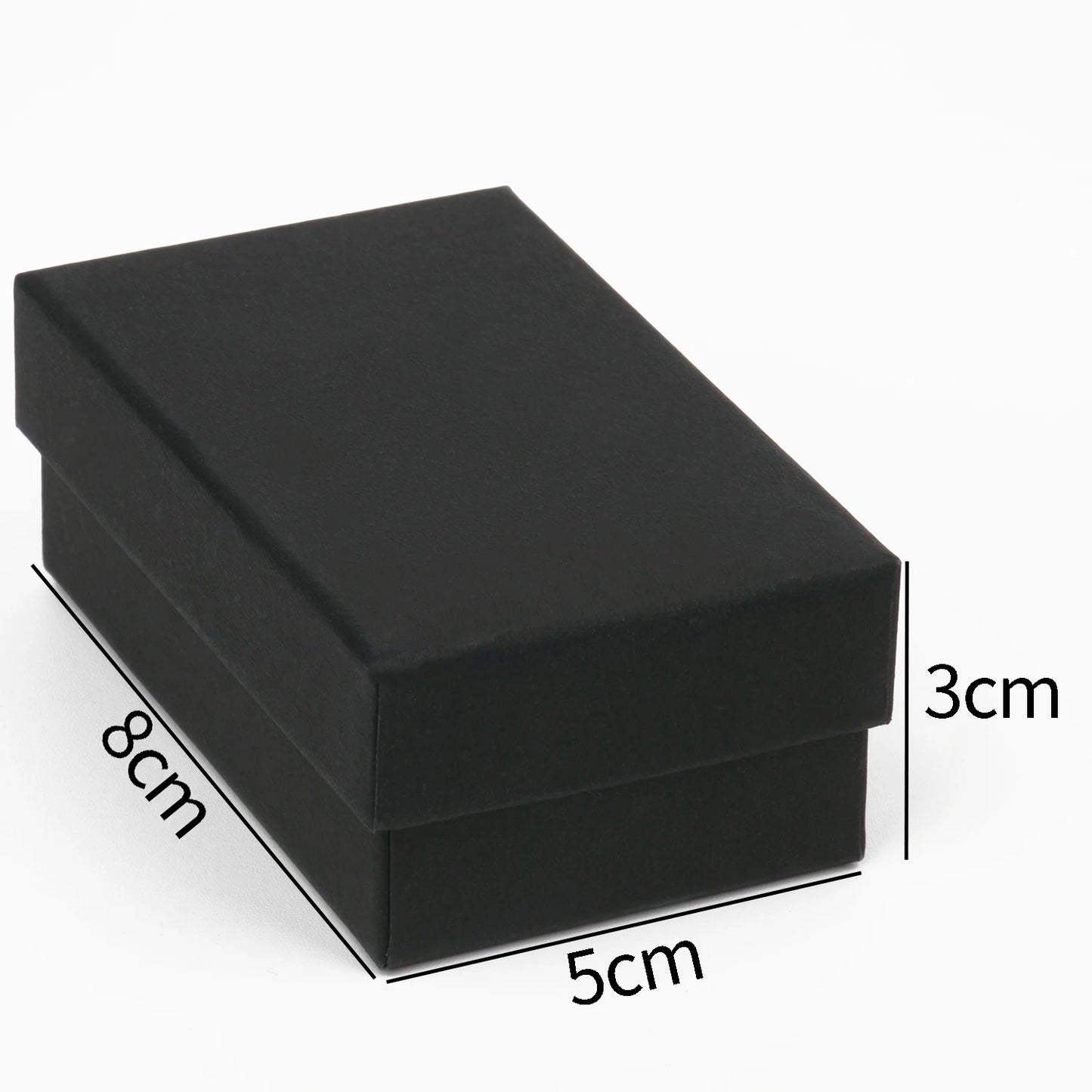1PCS Black Square Jewelry Display Gifts Box Organizer Engagement for Ring Earring Brooch Necklace Bracelet Packaging Boxes