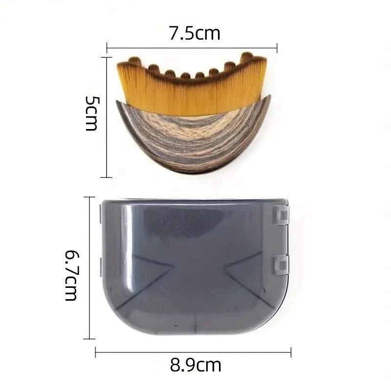 Lymphatic Contour Face Brush for Jawline Sculpting