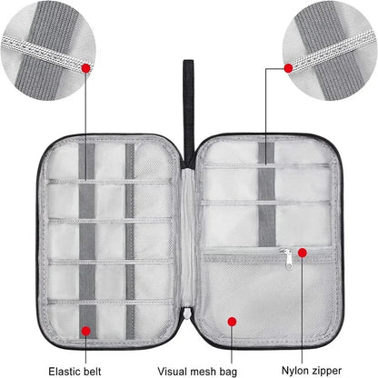 Multifunctional Digital Travel Packing Cube Space Saving Mobile Hard Drive Data Cable Storage Bags Small Objects Organize Pouch