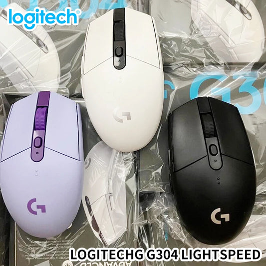 Logitech G304 Wireless Gaming Mouse LIGHTSPEED Tech 12000 DPI HERO Sensor 1ms Response 9-Month Battery Cloud Sync Reliable Users
