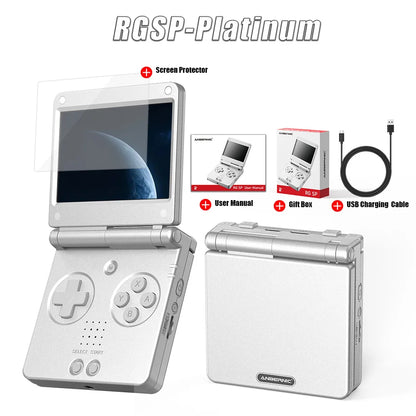 Anbernic RGSP 3.4'' IPS Screen Flip Handheld Console Linux System HDMI-compatible TV Output Clamshell Game Player 3300 mAh RG SP