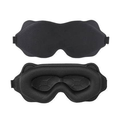3D Sleeping Mask Block Out Light Soft Padded Sleep Mask For Eyes Slaapmasker Eye Shade Blindfold Sleeping Aid Face Mask Eyepatch