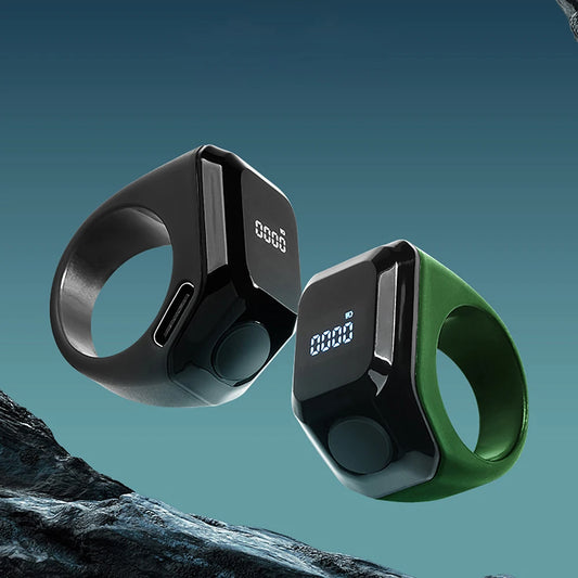 Aideepen Digital Ring Counter – Bluetooth, OLED, Type-C Rechargeable