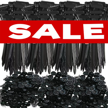 Nylon Cable Tie Buckle Fixed Through The Core Nail Cable Tie Buckle Mudguard Fender Inner Lining Trunk Buckle  Outdoor Camping