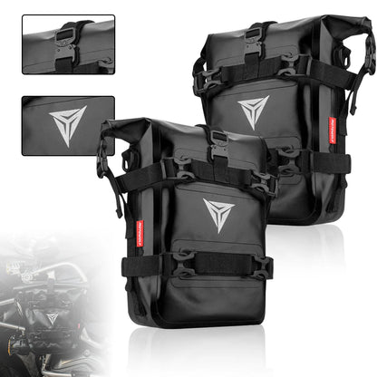 2PCS Motorcycle Bumpers Bag Waterproof 5L-8L Motorcycle Side Frame Bag Motorcycle Crash Bar Bag Universal Tools Storage Bag