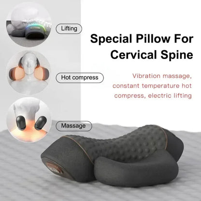 Electric Neck Massager Pillow Cervical Stretcher Heating - Urbizia