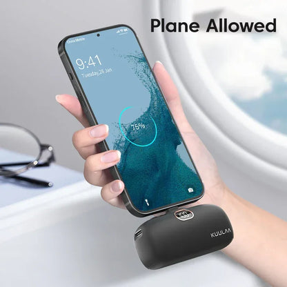 KUULAA 5000mAh Mini Power Bank 20W PD Fast Charging
