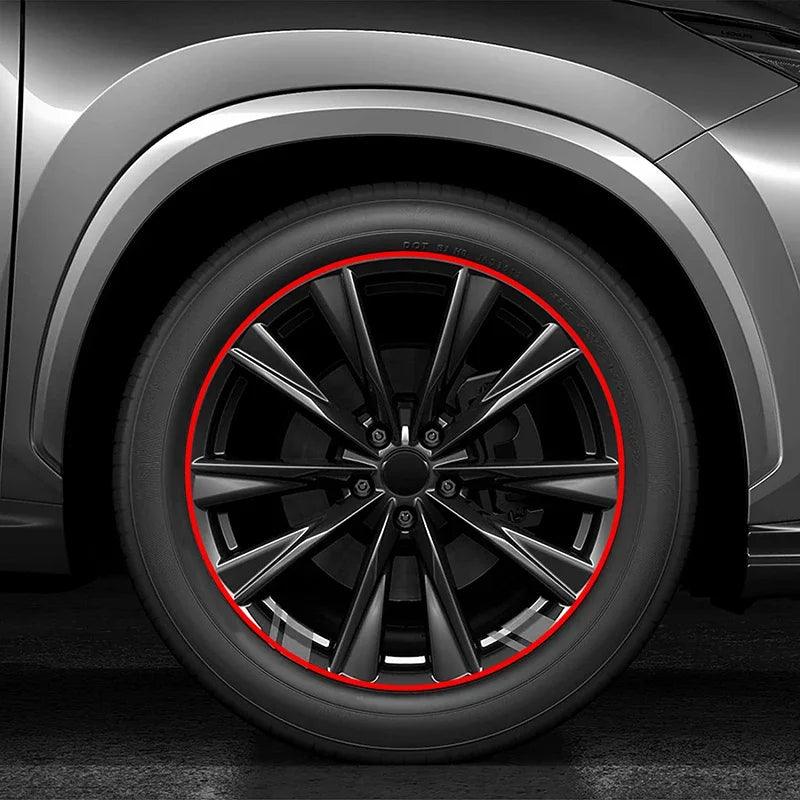 8M Rubber Car Wheel Rim Protector Strip – Anti-Scratch, 9 Colors