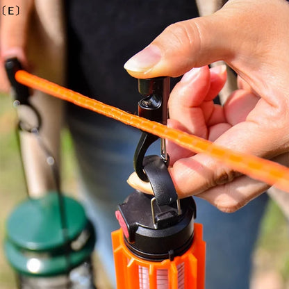 〔E〕Camping Gear Durable Aluminum Alloy Tent Windproof Rope Hanger For Outdoor Camping Travel Kit Survival Buckles〔Winter5〕