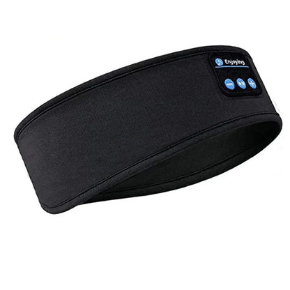 Bluetooth Headband Headphones Wireless Music Sports Hairband Running Fitness Sweatband Earphones Soft Sleeping Eye Mask Headset - Urbizia