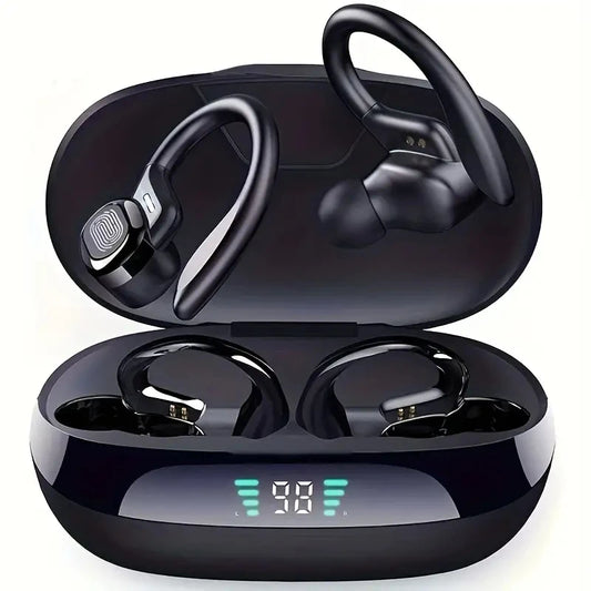 SHUKE Sport Bluetooth Earbuds – Ear Hook, HiFi, Waterproof