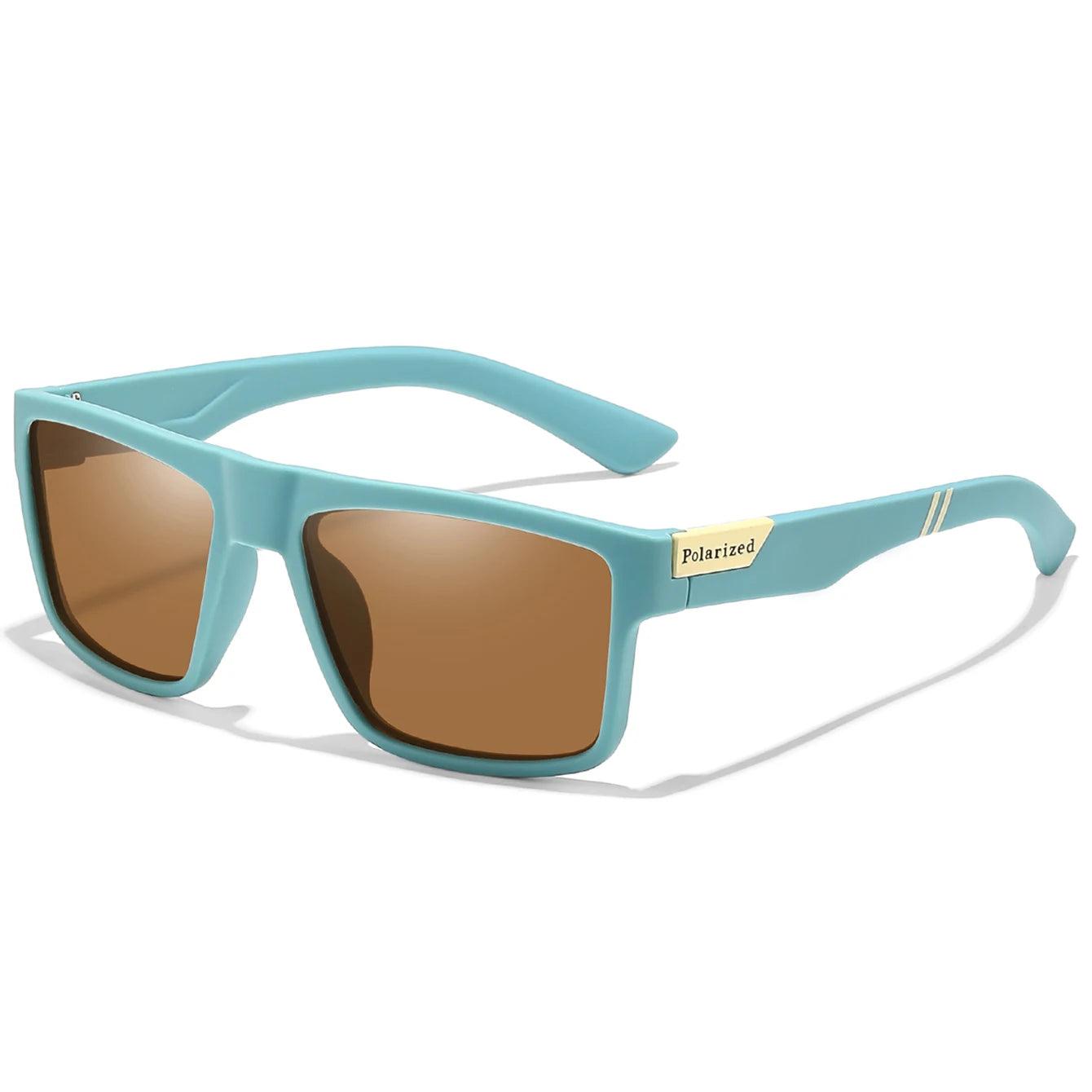 Retro Square Polarized Cycling Sunglasses UV400 Unisex