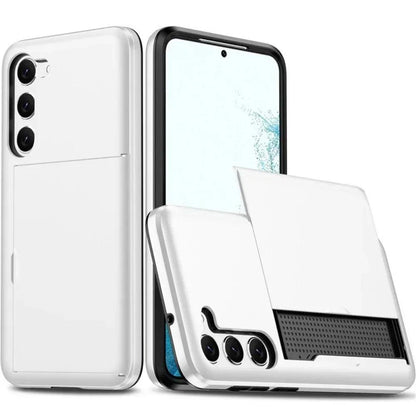Wallet Card Holder Shockproof Case for Samsung Galaxy