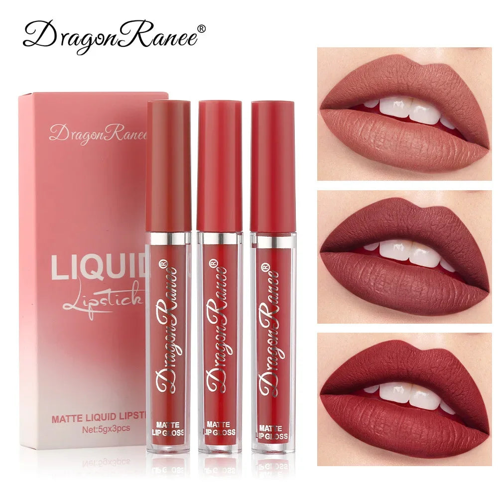 3-Piece Matte Liquid Lipstick Set
