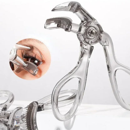 Dual-Type Eyelash Curler with Comb – Wide & Partial Clip Options, Waterproof, Long-Lasting, Natural Curl, Unisex Certified - Urbizia