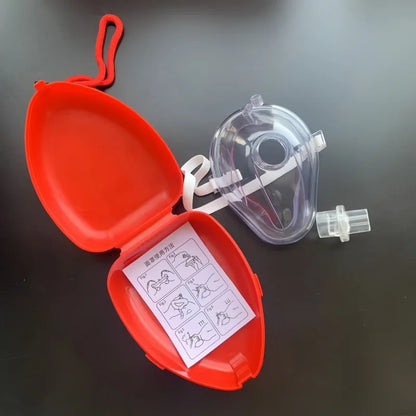 1pcs Medical CPR Rescue Mask Adult Child Pocket Resuscitator Outdoor First Aid Cardiac Rescue Mask Survival Equipment