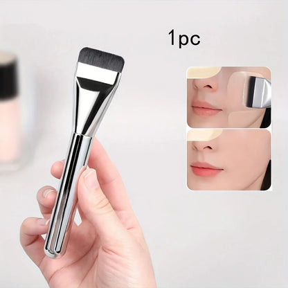 Oval Foundation Brush Ultra‑Fine Makeup Contour Brush