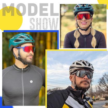 SCVCN UV400 Cycling Sunglasses for Men & Women