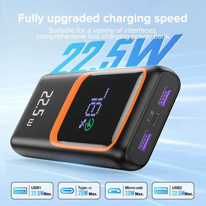 20000mAh Fast Charging Power Bank 22.5W PD Portable