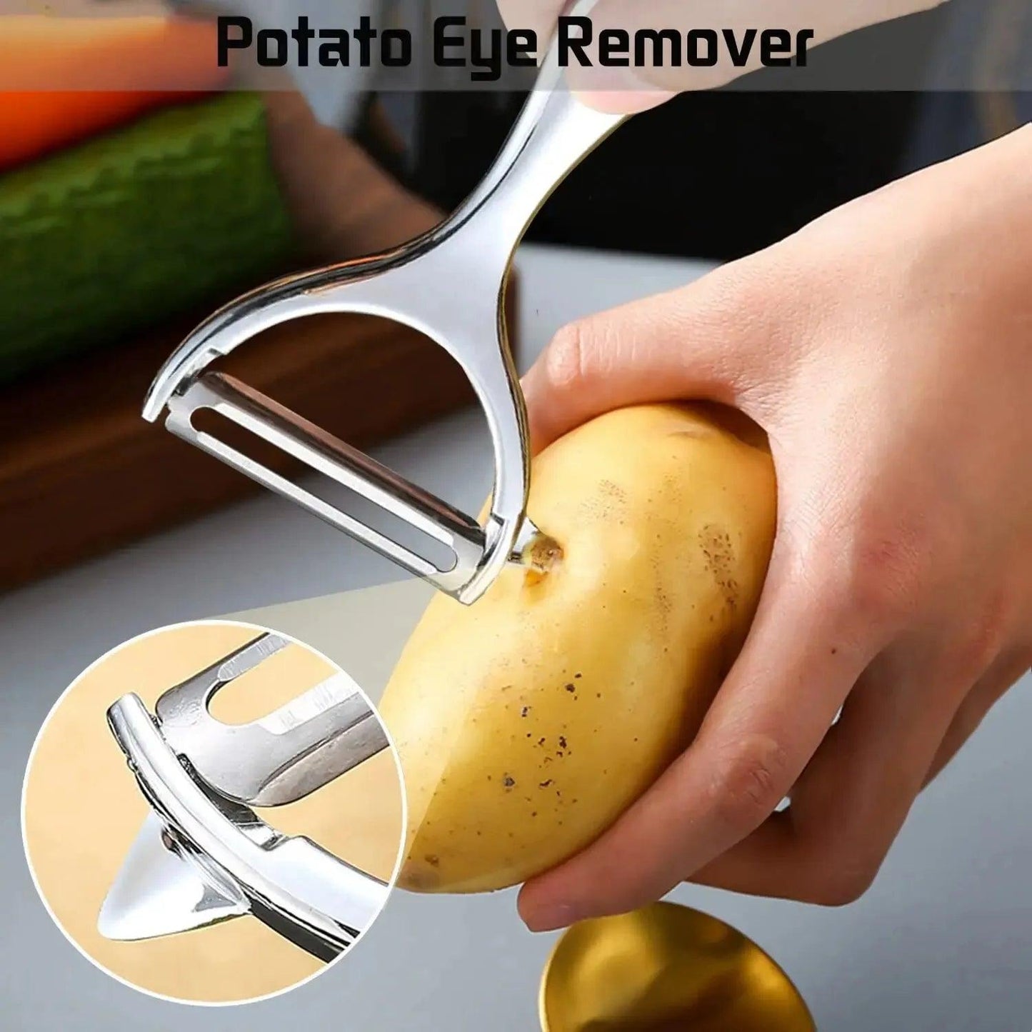 Stainless Steel Multi-Function Vegetable Peeler Tool