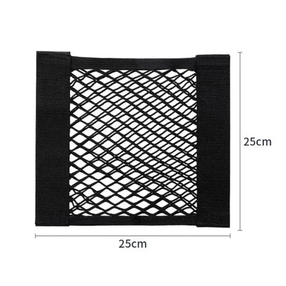Car Storage Net Stretchable Mesh Pocket Net Magic Elastic Sticker Universal Rear Mesh Trunk Seat Bag Pocket Cage Auto Organizer - Urbizia