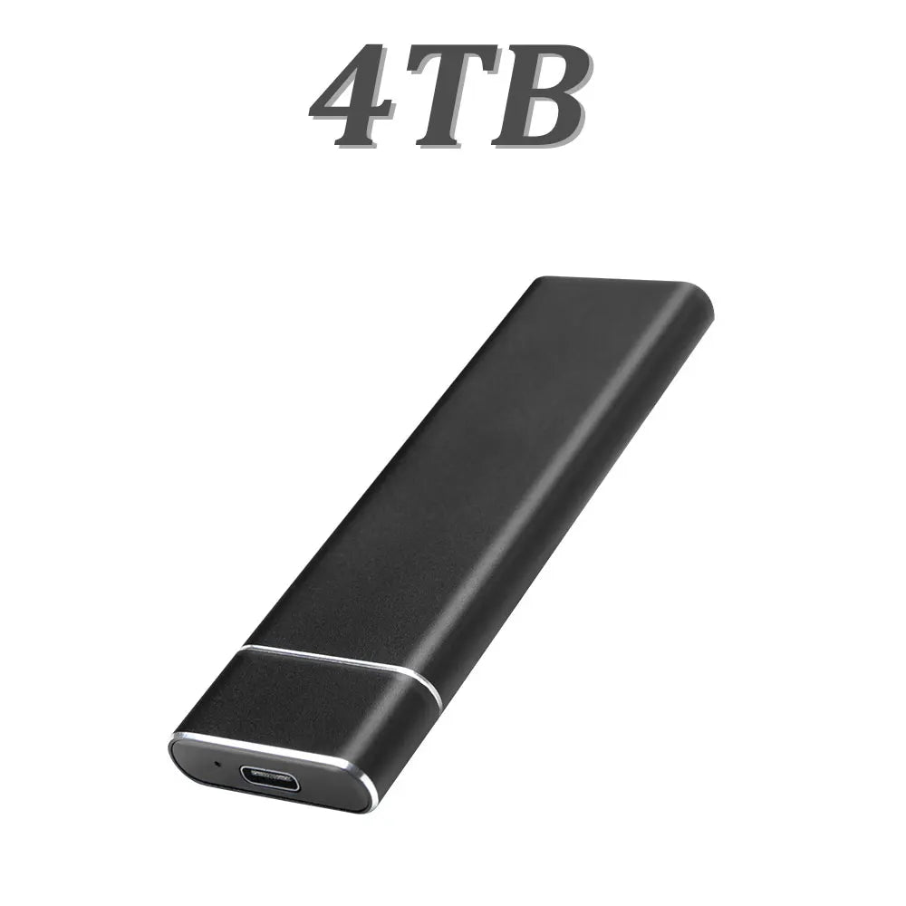 8TB external storage disk USB 3.1 portable solid state drive 128TB large capacity SSD, truly sufficient for laptops/MAC/PC