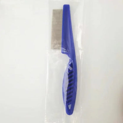 1/2pc Pet Hair Shedding Comb Stainless Steel Flea Comb for Cat Dog Pet Comfort Flea Hair Grooming Comb Dog Brush Grooming Tools - Urbizia